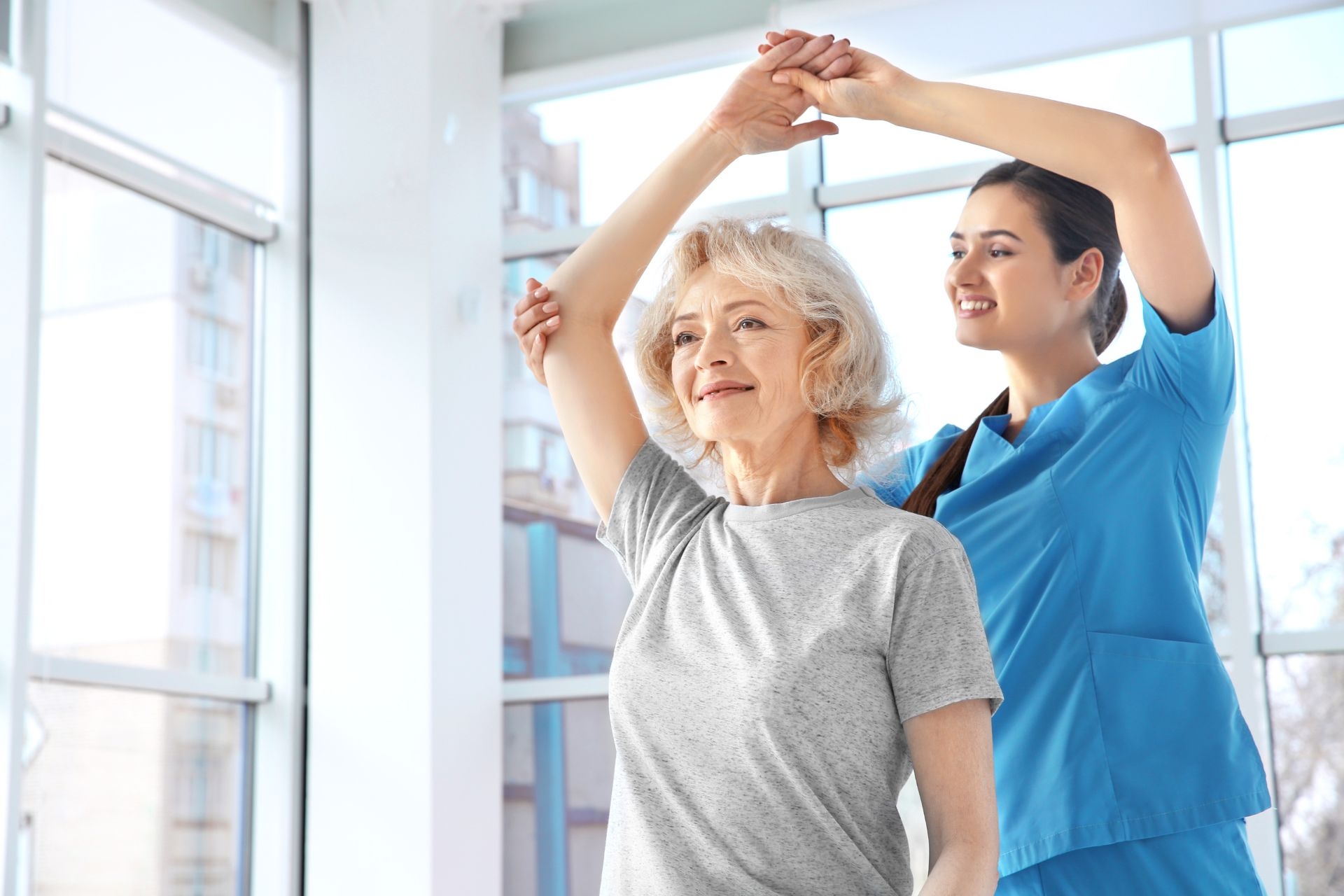 What are the common goals of post-stroke rehabilitation?